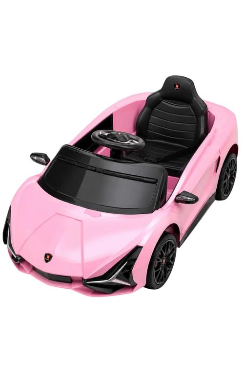 Premium Pink Ride-On Toy Car for Kids, Rechargeable Electric Vehicle